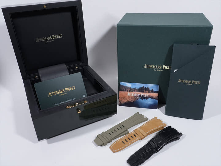 Audemars Piguet Royal Oak Offshore Chronograph Ref.26420SO.OO.A600CA.01 SS/CE Smoke Brown Dial Used 3uwmutsj