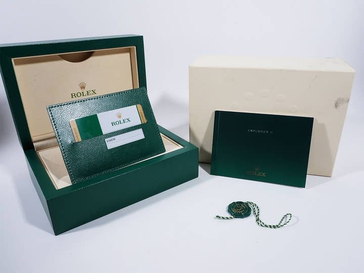 ロレックス エクスプローラーII Ref.216570 ステンレススチール ホワイト文字盤