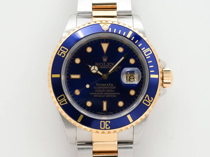 ロレックス サブマリーナー デイト Ref.16613 ステンレススチール/イエローゴールド ブルー文字盤