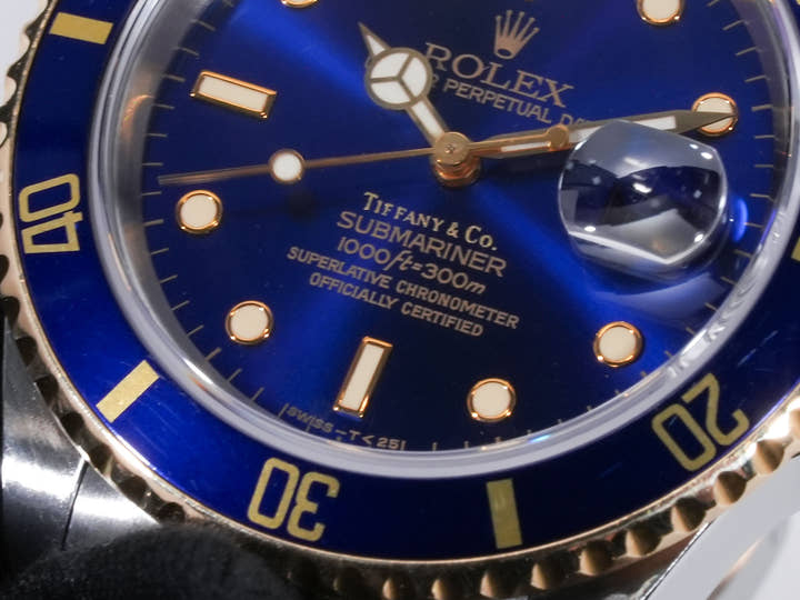ロレックス サブマリーナー デイト Ref.16613 ステンレススチール/イエローゴールド ブルー文字盤