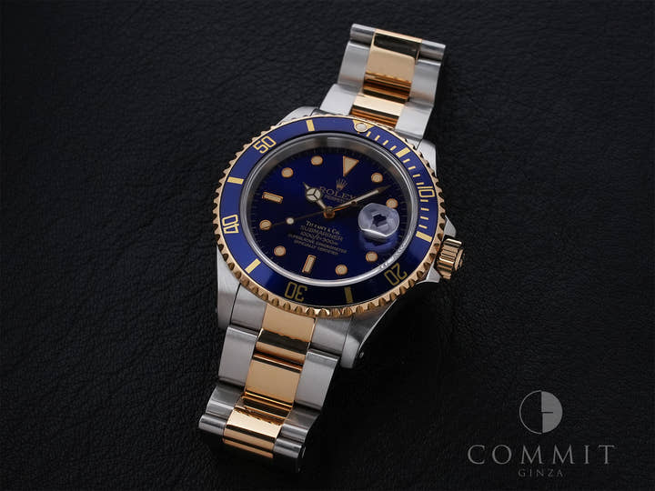 ロレックス サブマリーナー デイト Ref.16613 ステンレススチール/イエローゴールド ブルー文字盤