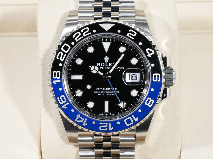 ロレックス GMTマスターII Ref.126710BLNR ステンレススチール ブラック文字盤 ジュビリーブレスレット