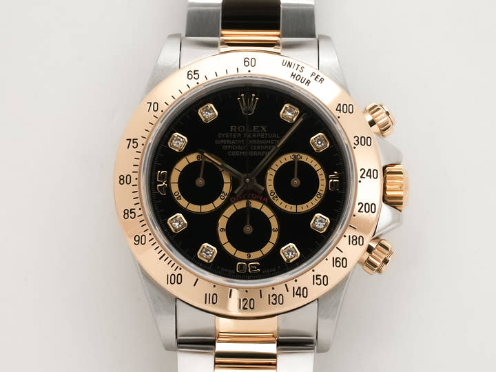 ロレックス デイトナ エルプリメロ Ref.16523G ステンレススチール/イエローゴールド ブラック文字盤