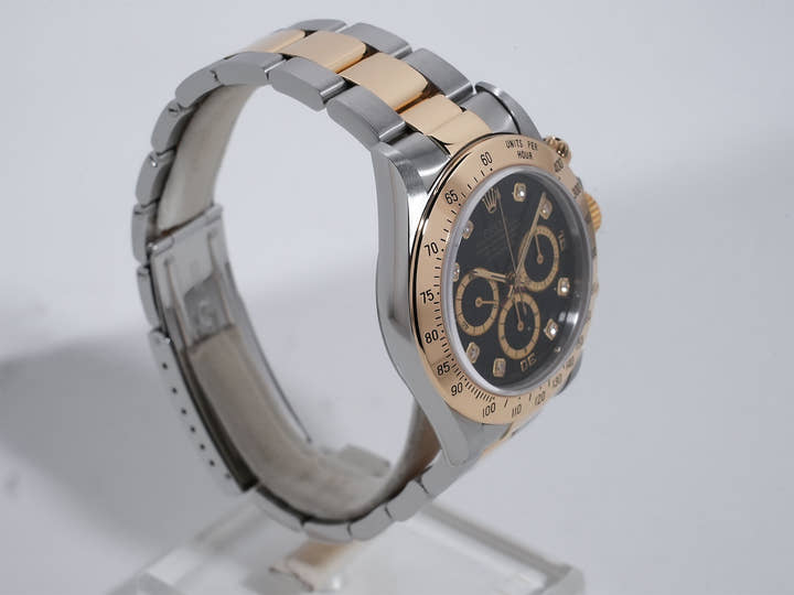 ロレックス デイトナ エルプリメロ Ref.16523G ステンレススチール/イエローゴールド ブラック文字盤