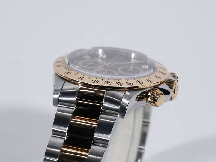 ロレックス デイトナ エルプリメロ Ref.16523G ステンレススチール/イエローゴールド ブラック文字盤