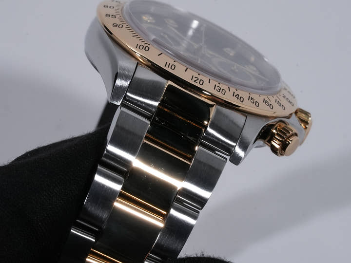 ロレックス デイトナ エルプリメロ Ref.16523G ステンレススチール/イエローゴールド ブラック文字盤