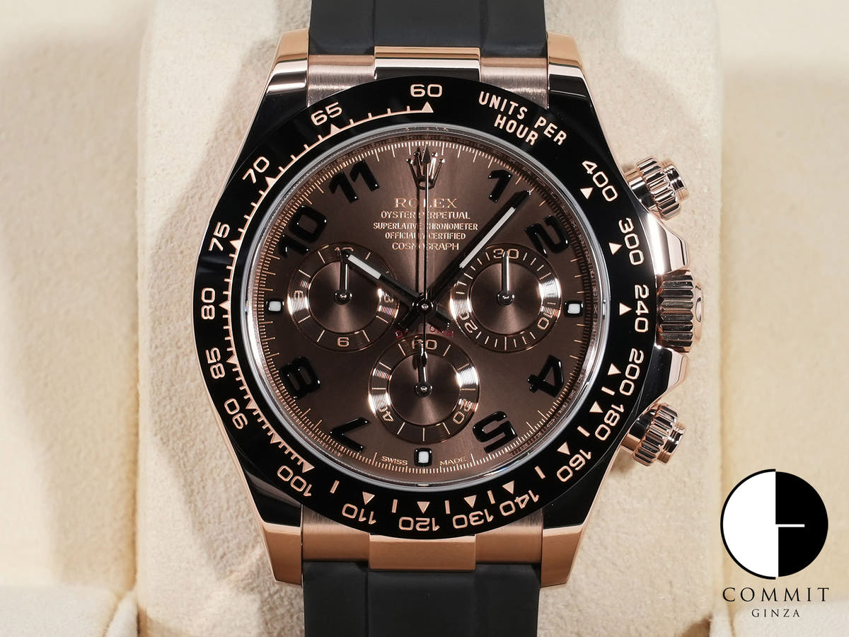 ロレックス デイトナ Ref.116515LN エバーローズゴールド チョコレートxアラビア文字盤