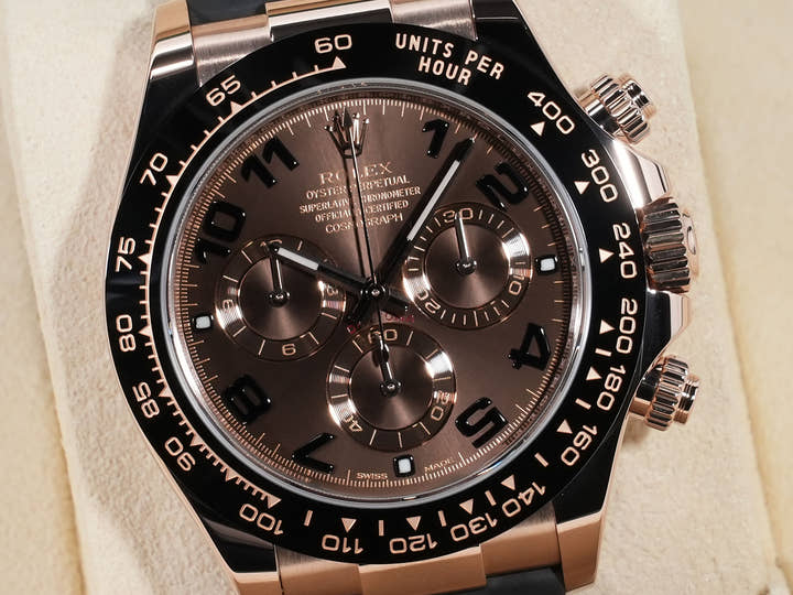 ロレックス デイトナ Ref.116515LN エバーローズゴールド チョコレートxアラビア文字盤