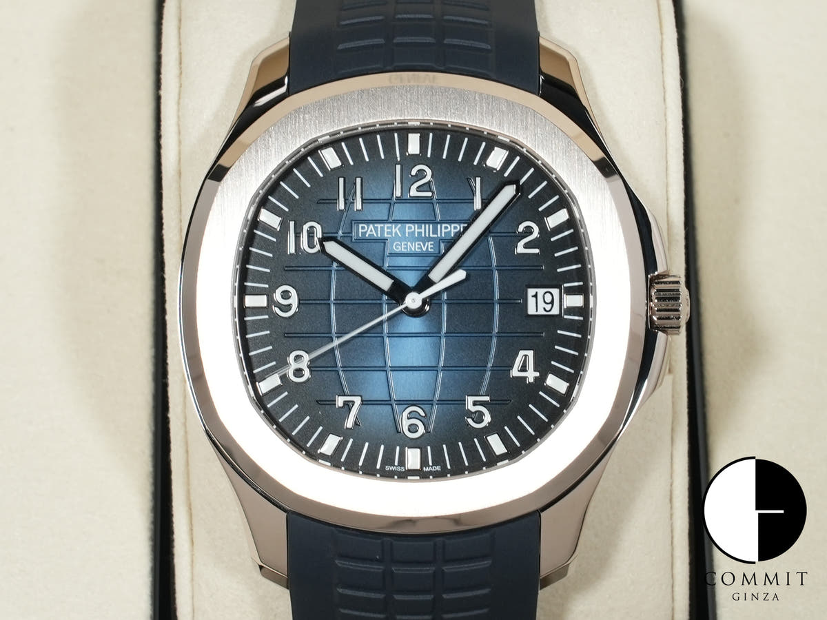 パテックフィリップ アクアノート Ref.5168G-001 ホワイトゴールド ミッドナイトブルー文字盤