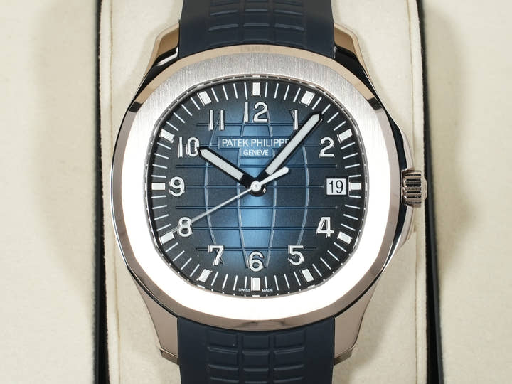 パテックフィリップ アクアノート Ref.5168G-001 ホワイトゴールド ミッドナイトブルー文字盤