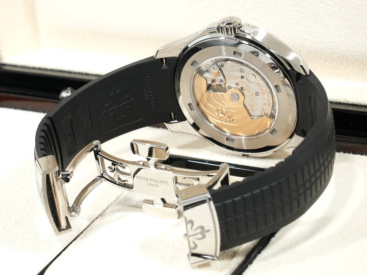 パテックフィリップ アクアノート トラベルタイム Ref.5164A-001 ステンレススチール ブラック文字盤