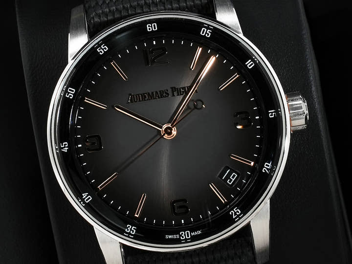 オーデマピゲ CODE 11.59 バイ オーデマ ピゲ Ref.15210CR.OO.A002KB.01 ホワイトゴールド/ピンクゴールド グレーラッカー文字盤