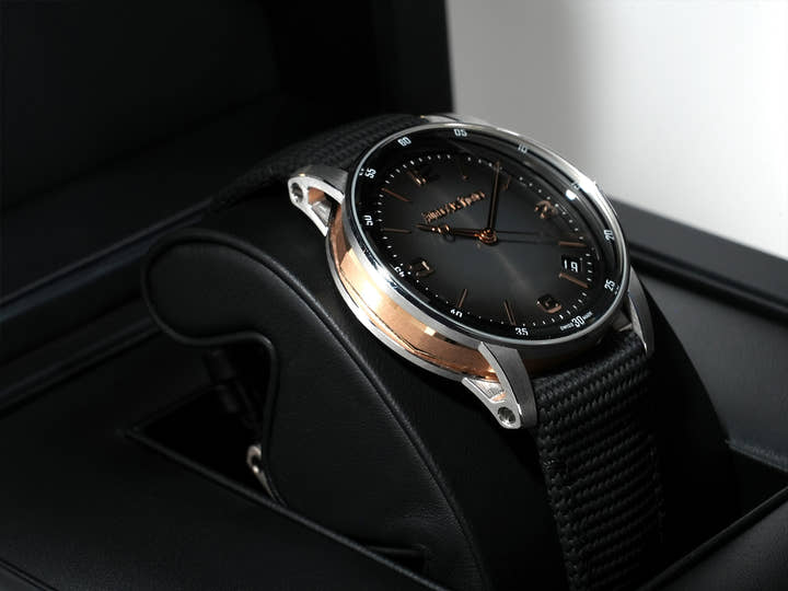 オーデマピゲ CODE 11.59 バイ オーデマ ピゲ Ref.15210CR.OO.A002KB.01 ホワイトゴールド/ピンクゴールド グレーラッカー文字盤