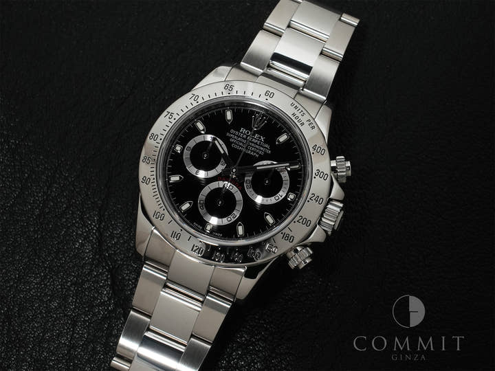 ロレックス デイトナ Ref.116520 ステンレススチール ブラック文字盤