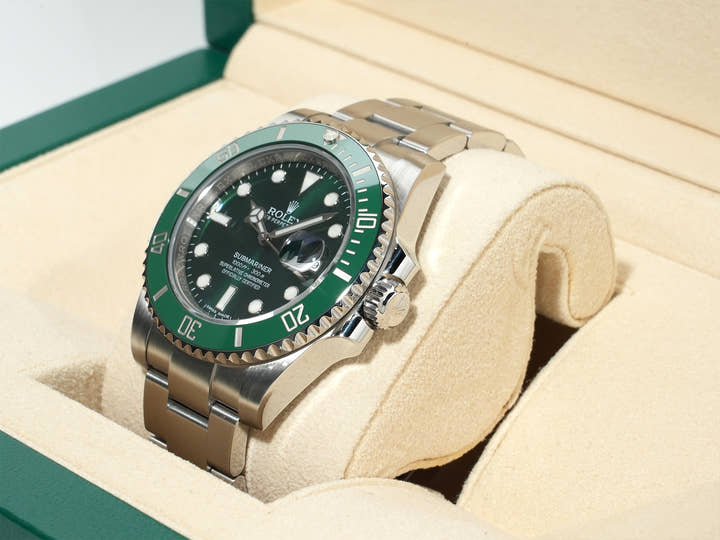 ロレックス サブマリーナー デイト Ref.116610LV ステンレススチール グリーン文字盤