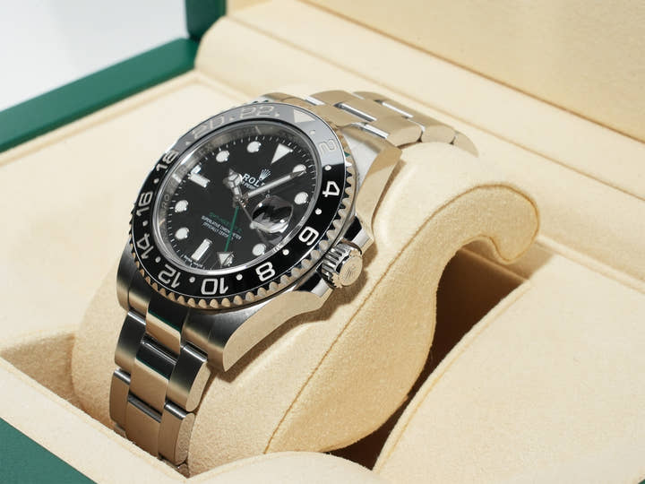Rolex GMT Master II Ref.116710LN SS Black Dial Used 33wm3hjb