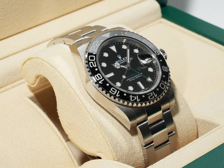 Rolex GMT Master II Ref.116710LN SS Black Dial Used 33wm3hjb