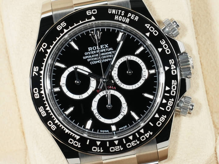 ロレックス デイトナ Ref.126500LN ステンレススチール ブラック文字盤