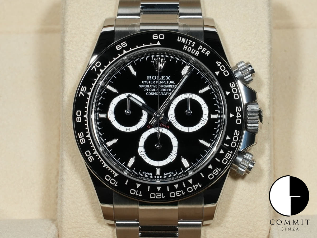 ロレックス デイトナ Ref.126500LN ステンレススチール ブラック文字盤