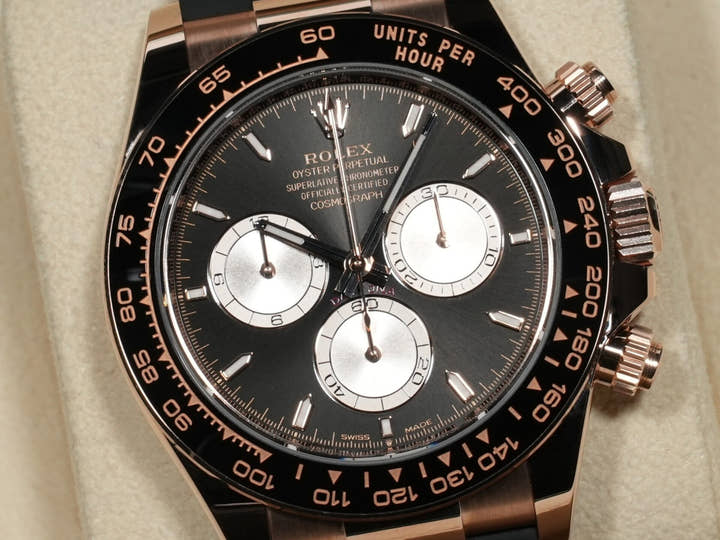 ロレックス デイトナ Ref.126515LN エバーローズゴールド ブライトブラックxサンダスト文字盤