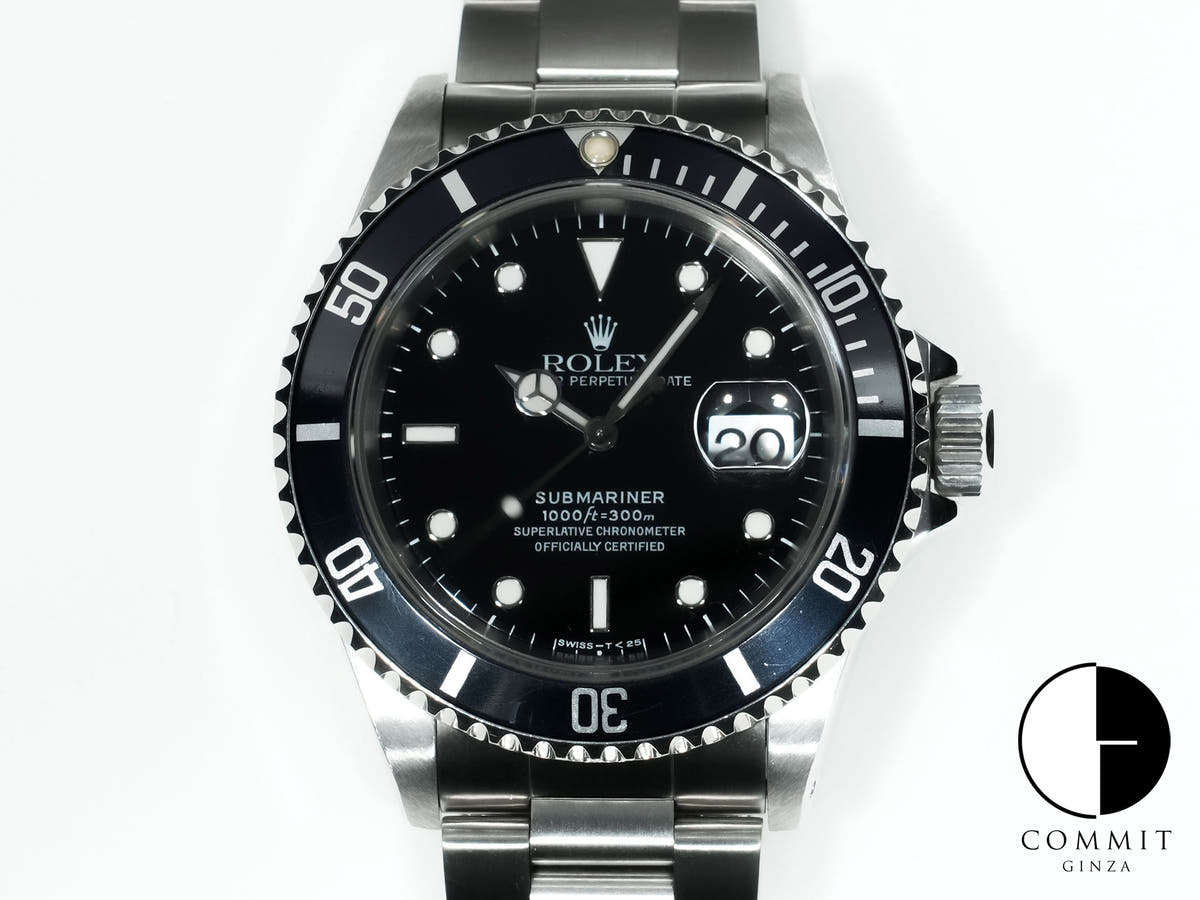 Rolex Submariner Date Ref.16610 SS Black Dial Used tubemue4