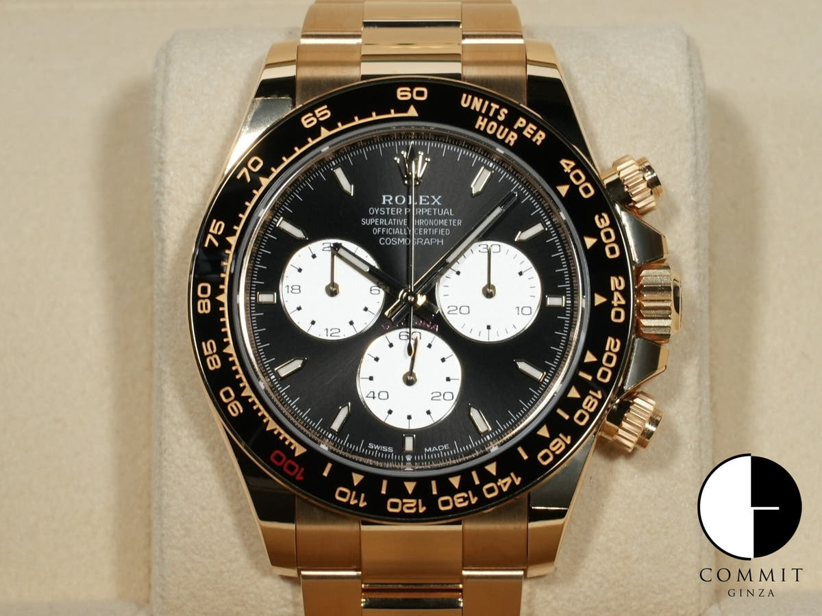 ロレックス デイトナ Ref.126528LN イエローゴールド ブライトブラック文字盤