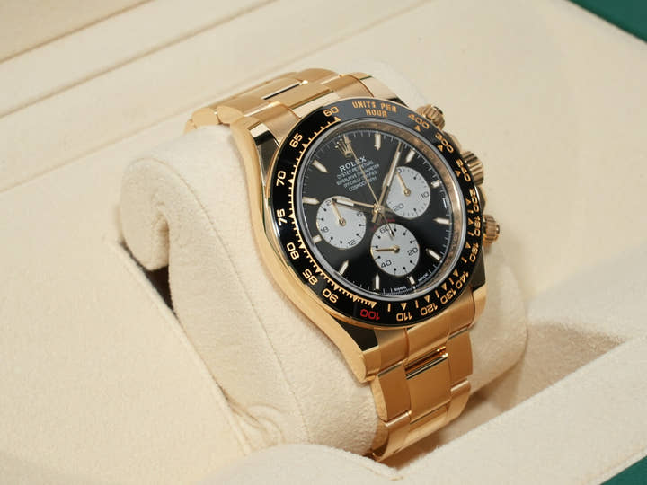 ロレックス デイトナ Ref.126528LN イエローゴールド ブライトブラック文字盤