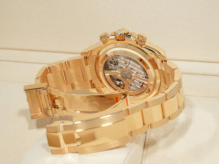 ロレックス デイトナ Ref.126528LN イエローゴールド ブライトブラック文字盤