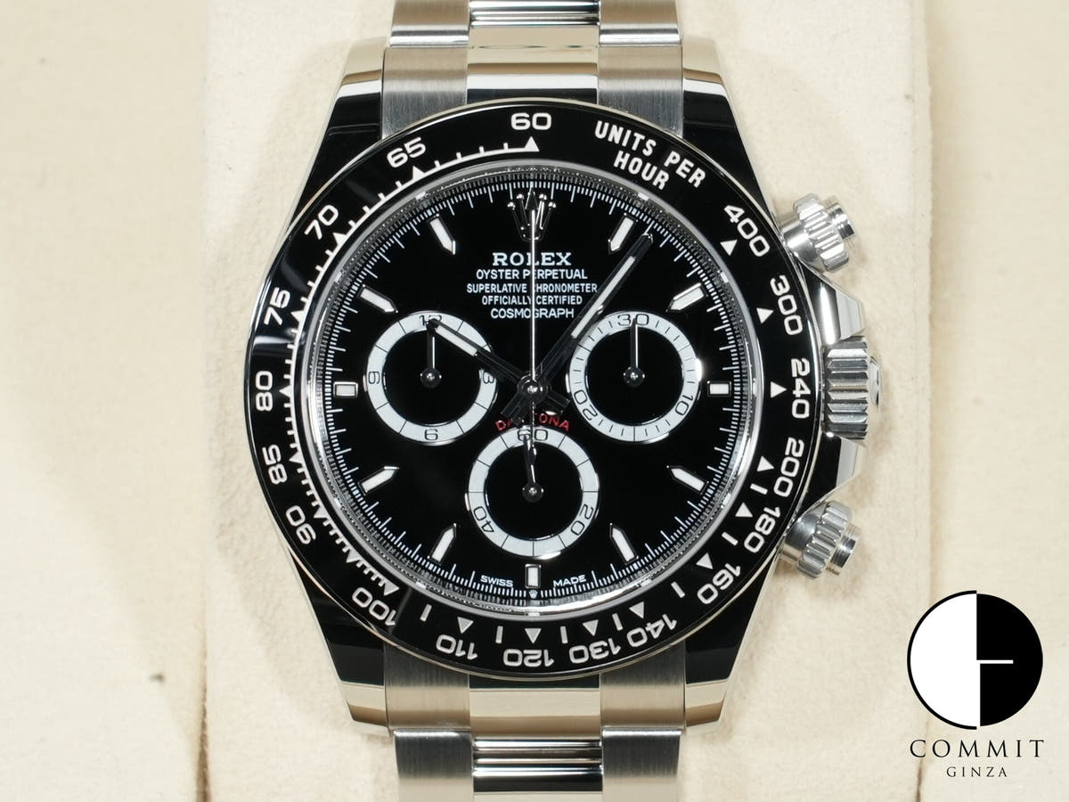 ロレックス デイトナ Ref.126500LN ステンレススチール ブラック文字盤