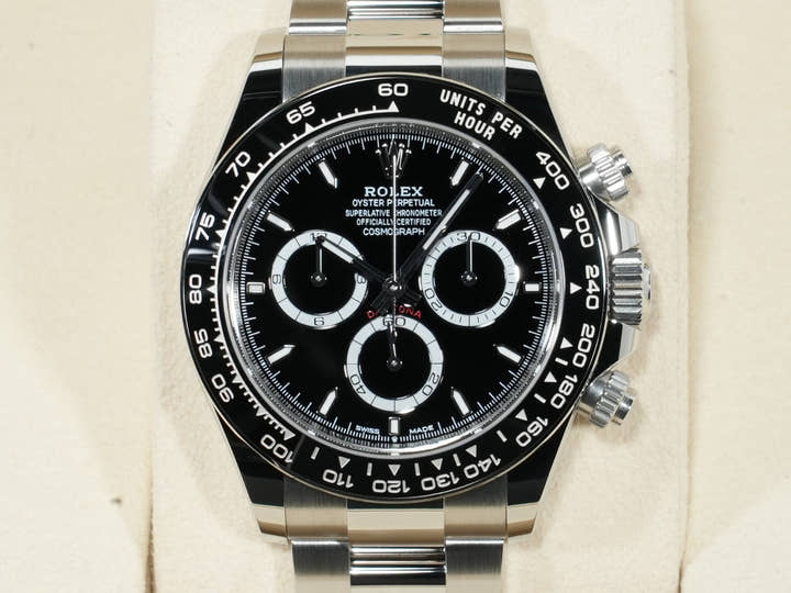ロレックス デイトナ Ref.126500LN ステンレススチール ブラック文字盤