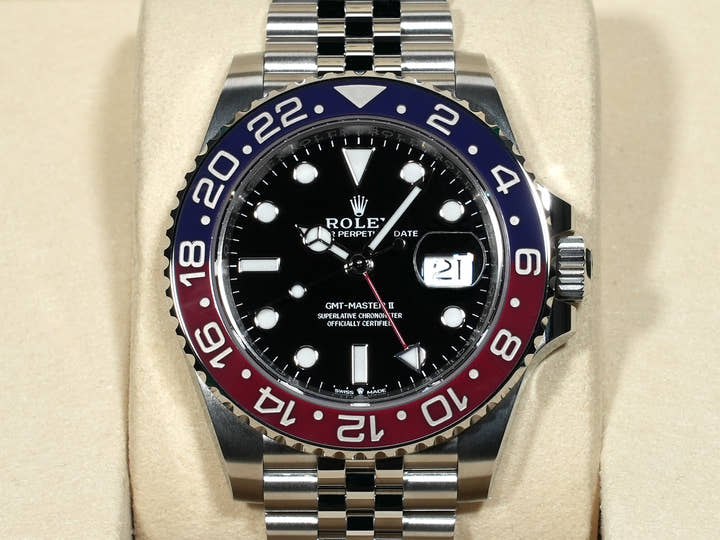 ロレックス GMTマスターII Ref.126710BLRO ステンレススチール ブラック文字盤 ジュビリーブレスレット