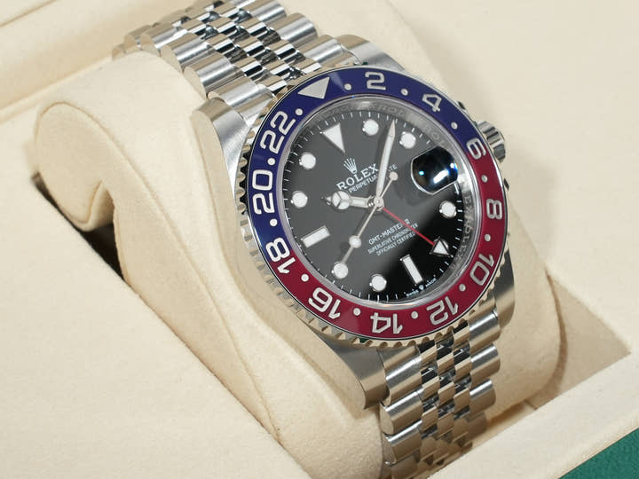 ロレックス GMTマスターII Ref.126710BLRO ステンレススチール ブラック文字盤 ジュビリーブレスレット