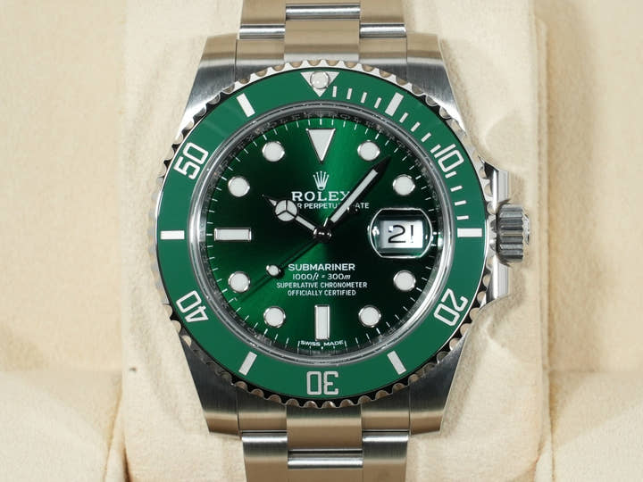 ロレックス サブマリーナー デイト Ref.116610LV ステンレススチール グリーン文字盤