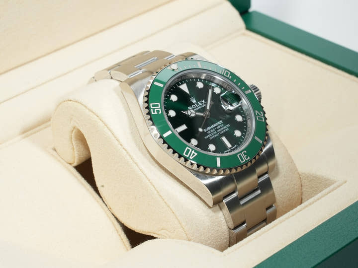 ロレックス サブマリーナー デイト Ref.116610LV ステンレススチール グリーン文字盤