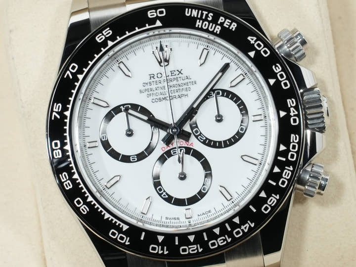 ロレックス デイトナ Ref.126500LN ステンレススチール ホワイト文字盤