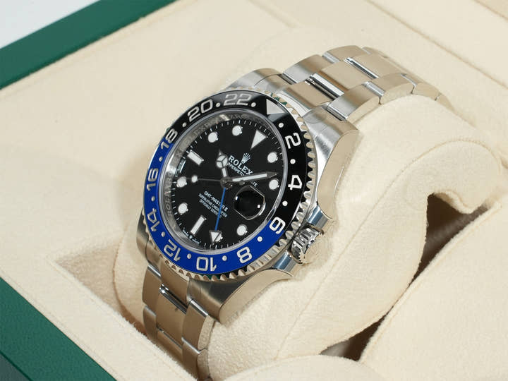 Rolex GMT Master II Ref.126710BLNR SS Black Dial Oyster Bracelet Unused 63gzum42