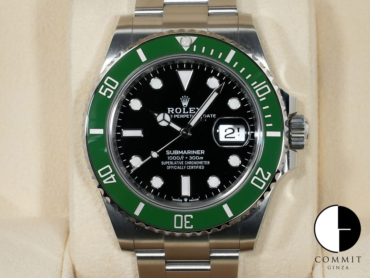 ロレックス サブマリーナー デイト Ref.126610LV ステンレススチール ブラック文字盤