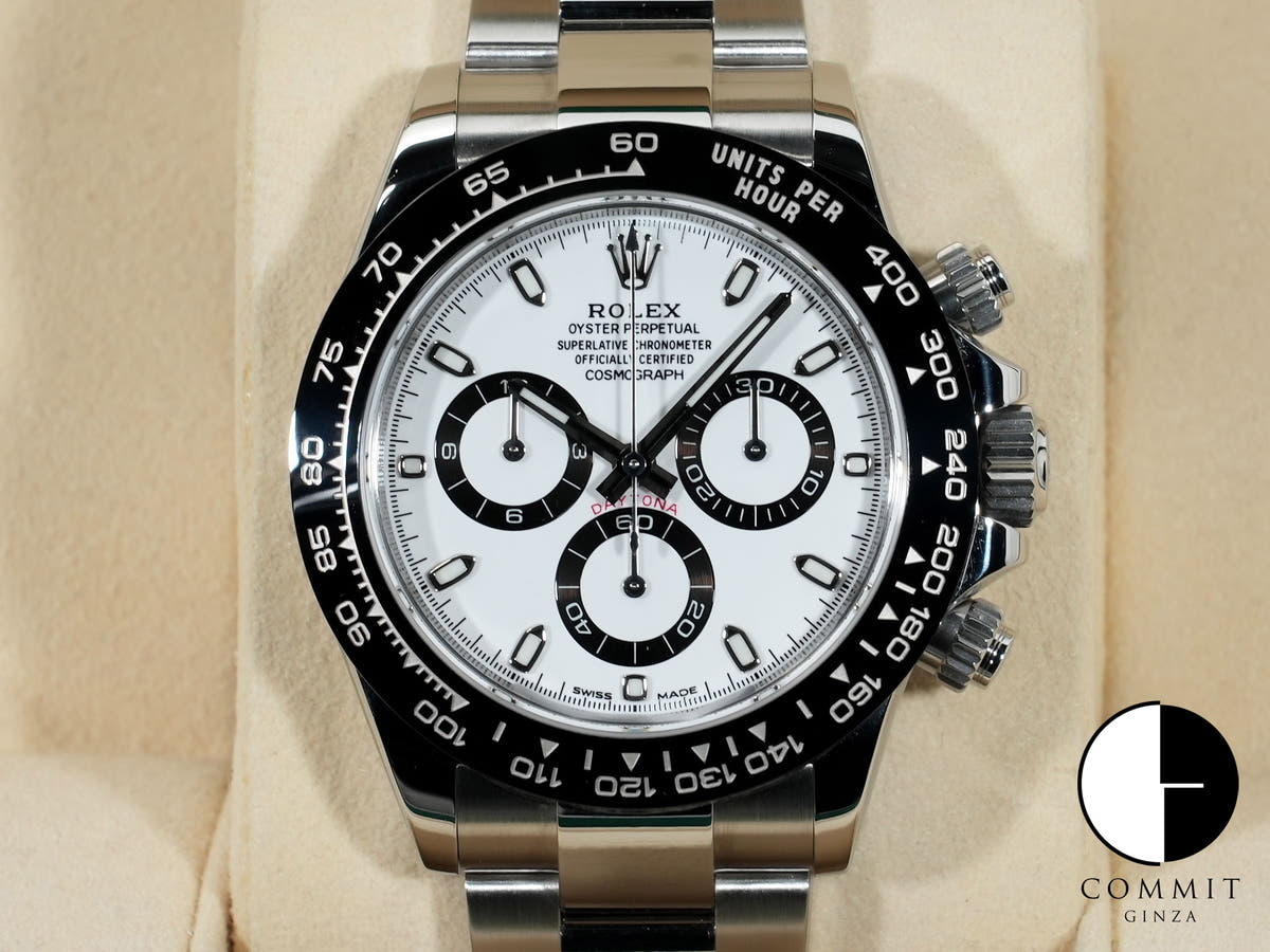 ロレックス デイトナ Ref.116500LN ステンレススチール ホワイト文字盤