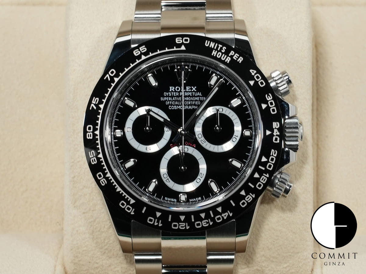 ロレックス デイトナ Ref.116500LN ステンレススチール ブラック文字盤