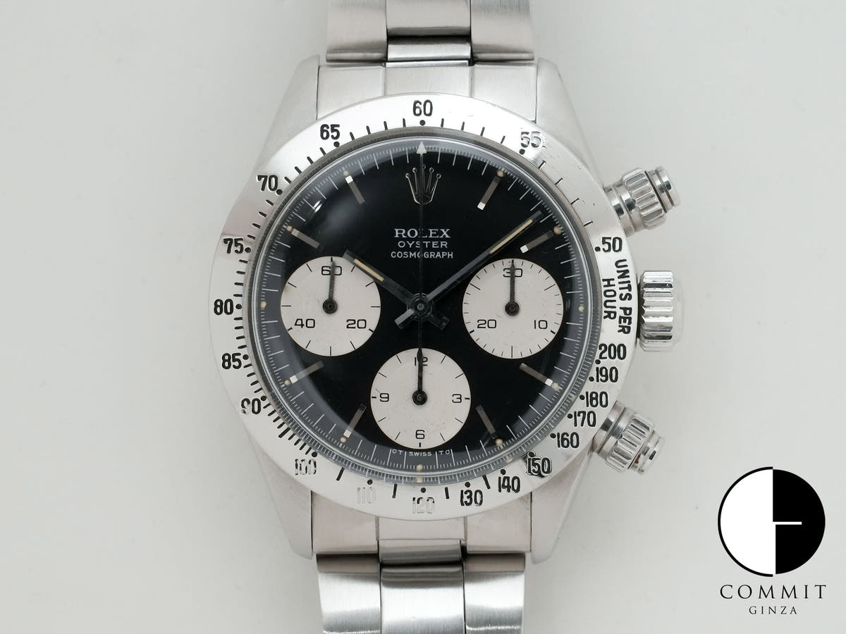 ロレックス デイトナ Ref.6265 ステンレススチール ブラック文字盤