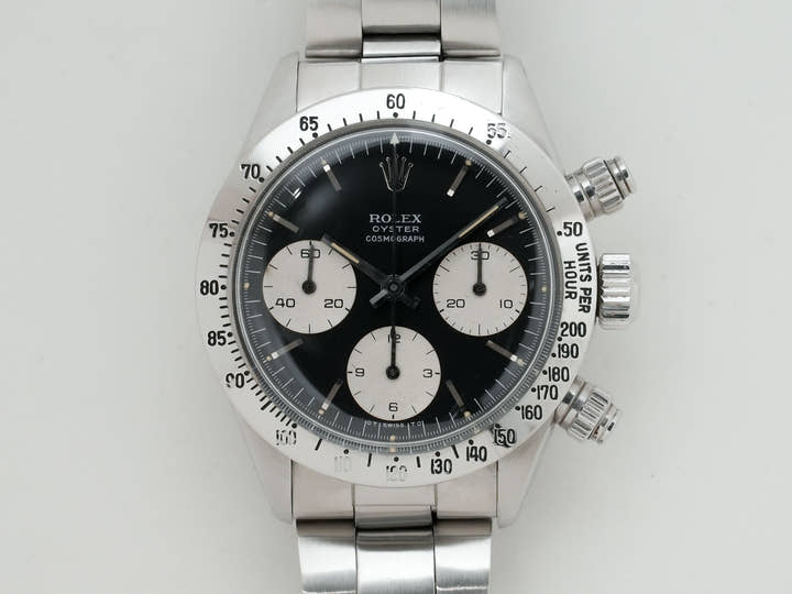ロレックス デイトナ Ref.6265 ステンレススチール ブラック文字盤