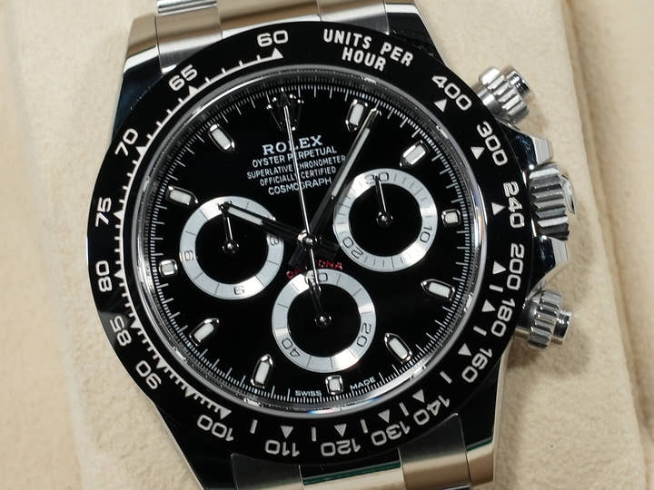 ロレックス デイトナ Ref.116500LN ステンレススチール ブラック文字盤