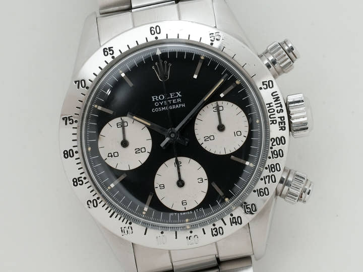ロレックス デイトナ Ref.6265 ステンレススチール ブラック文字盤