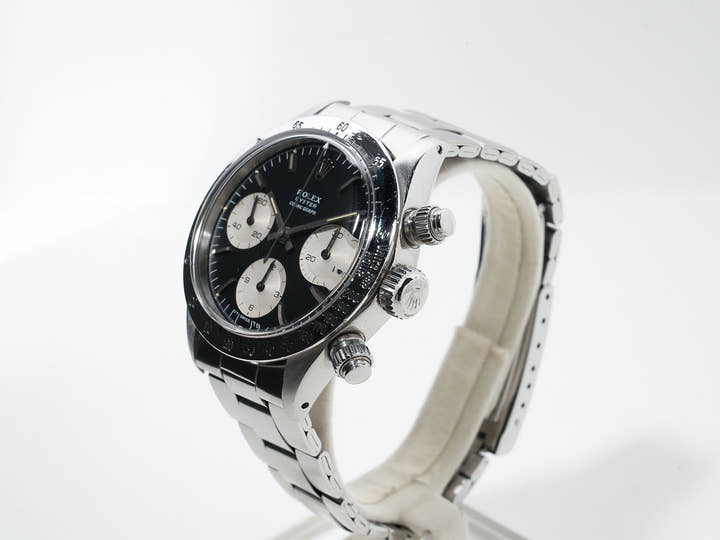 ロレックス デイトナ Ref.6265 ステンレススチール ブラック文字盤