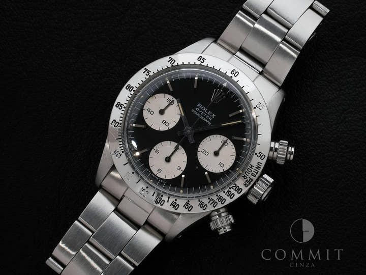 ロレックス デイトナ Ref.6265 ステンレススチール ブラック文字盤