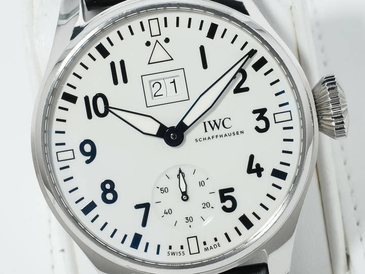 IWC ビッグパイロットウォッチ ビッグデイト 150 イヤーズ Ref.IW510504 SS ホワイト文字盤 中古 wart79g3