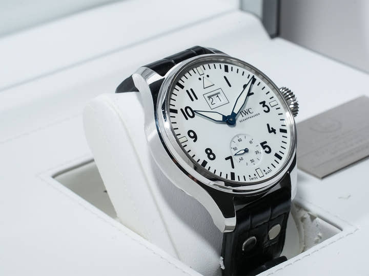 IWC ビッグパイロットウォッチ ビッグデイト 150 イヤーズ Ref.IW510504 SS ホワイト文字盤 中古 wart79g3