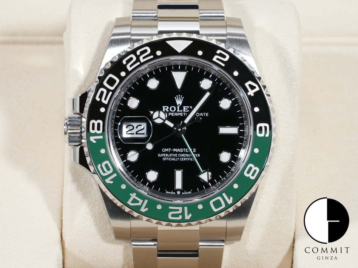 ロレックス GMTマスターII Ref.126720VTNR ステンレススチール ブラック文字盤 オイスターブレスレット