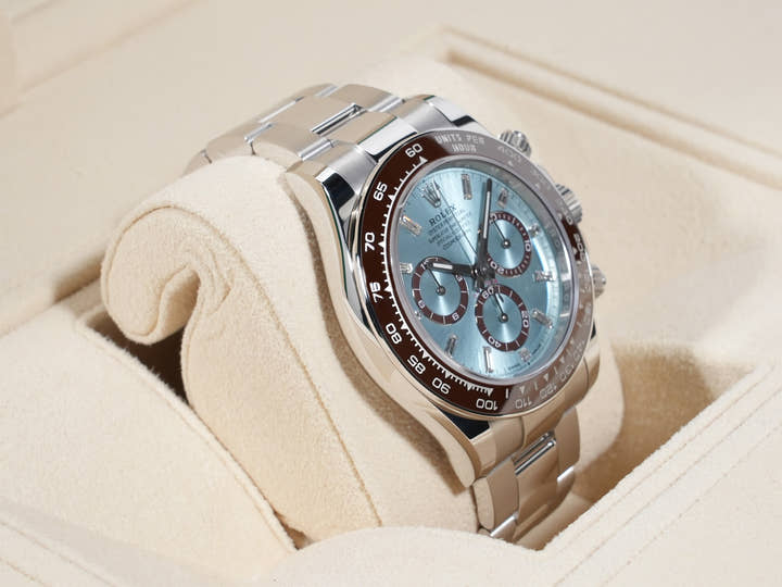 ロレックス デイトナ Ref.126506A プラチナ アイスブルーx11Pダイヤ文字盤