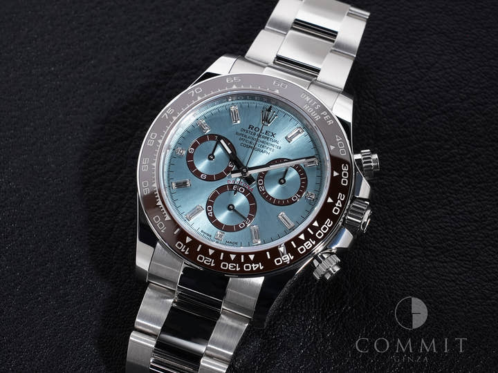 ロレックス デイトナ Ref.126506A プラチナ アイスブルーx11Pダイヤ文字盤